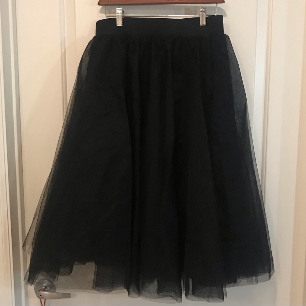 Black Tulle Skirt